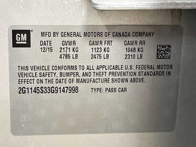 2016 Chevrolet Impala LTZ