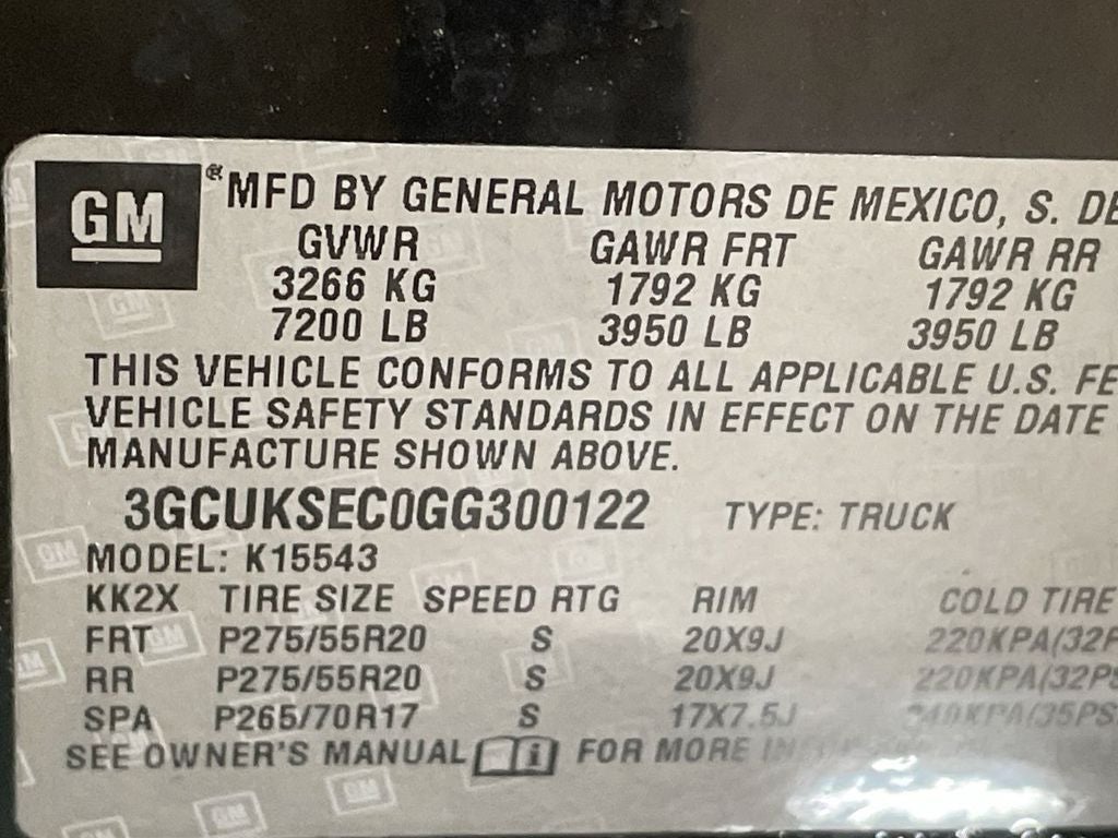 2016 Chevrolet Silverado 1500 LTZ