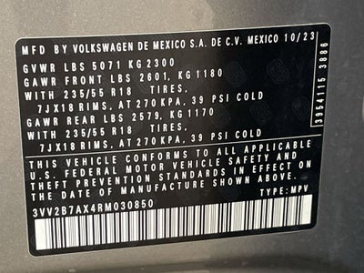 2024 Volkswagen Tiguan SE